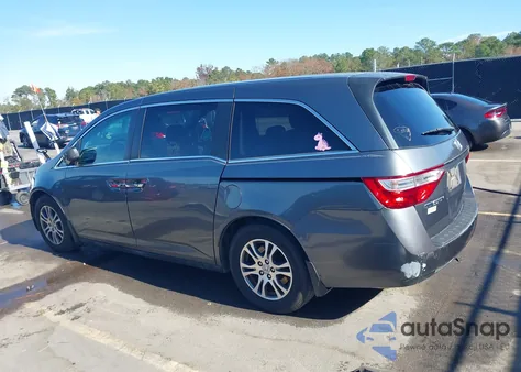 2013 Honda Odyssey Ex z USA, uszkodzony, nr VIN 5FNRL5H42DB011771